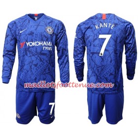Maillot/Tenue Chelsea Kante 7 Enfant Domicile 2019/2020 Manche Longue